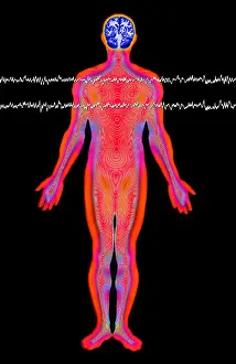 Wave Prints: Brainwave illustration