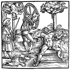 Instrument Prints: The Breaking Wheel, 1548