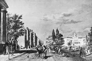 York Prints: Broadway and City Hall, New York
