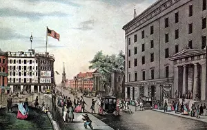 Cities Prints: Broadway, NYC, 19th Century