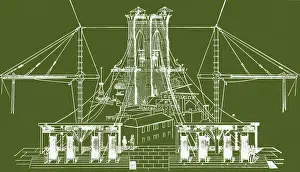 Cities Prints: Brooklyn Bridge Diagram