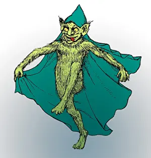 Folklore Prints: Brownie, Legendary Creature