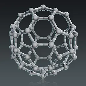 Buckminsterfullerene, Molecular Model