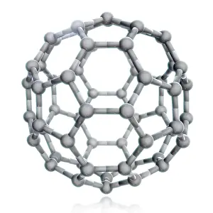 Atomic Prints: Buckminsterfullerene, Molecular Model