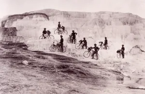 Force Prints: Buffalo Soldiers on Bicycles, Mammoth Hot Springs, Black History