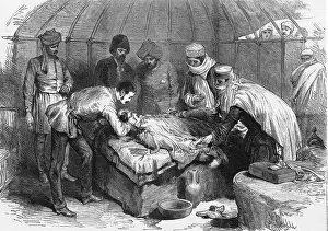 Patient Prints: Burn Surgery, 1885