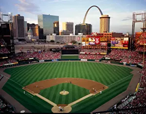 Field Prints: Busch Stadium, Home of Major League Baseball's St. Louis Cardinals