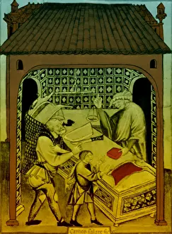 Workers Prints: Butcher, Medieval Tradesman