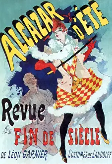 Vintage Nostalgia Prints: Cabaret Poster, Jules Cheret, 1890