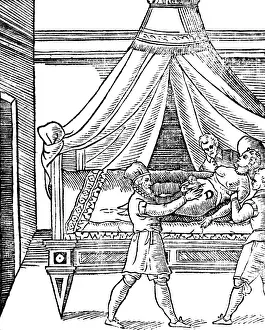 Roman Prints: Caesarean Section, 17th Century