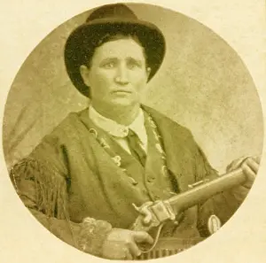 Folk Prints: Calamity Jane, American Frontierswoman