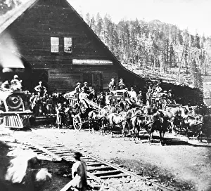 Travel Prints: Californian Stagecoaches, 1867