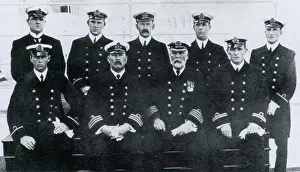Titanic Prints: Captain Smith and Officers of RMS Titanic