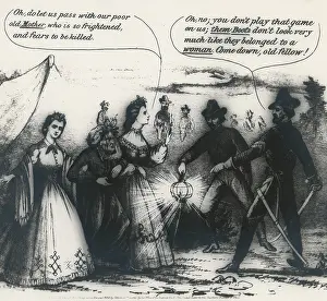 Dressed Prints: Capture of Jefferson Davis, 1865