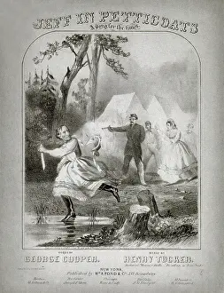 Davis Prints: Capture of Jefferson Davis, 1865
