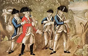 British History Prints: Capture of Major Andre, 1780