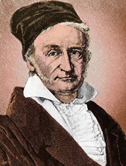 Number Prints: Carl Friedrich Gauss, German Mathematician