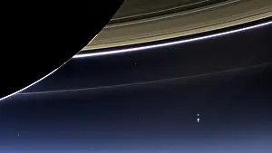 Best Sellers Part II Prints: Cassini View Of Saturn and Earth