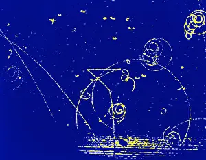 Subatomic Prints: Catalyzed Nuclear Reaction in Bubble Chamber