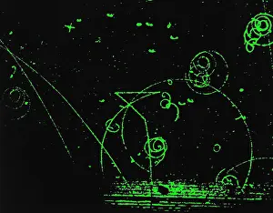 Subatomic Prints: Catalyzed Nuclear Reaction in Bubble Chamber