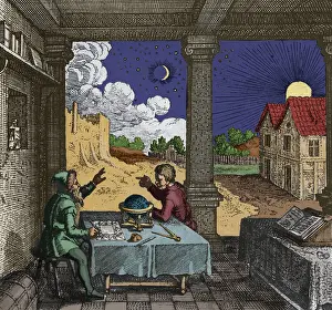 Instrument Prints: Celestial Sphere and Astrologer