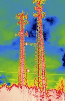 Radiation Prints: Cellular Communications Towers, Thermogram
