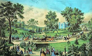 Icon Prints: Central Park, New York, 1869