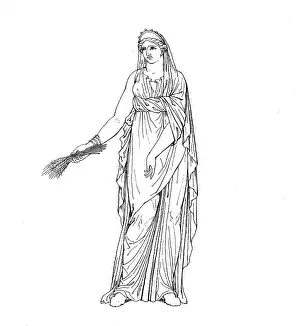 Goddess Prints: Ceres, Roman Goddess