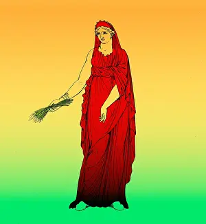 Goddess Prints: Ceres, Roman Goddess