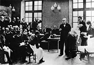Mental Prints: Charcot Demonstrating Hysterical Case, 1887