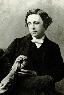 Literature Prints: Charles Dodgson AKA Lewis Carroll, English Author