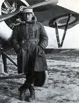 Aviation Prints: Charles Nungesser, WWI French Flying Ace
