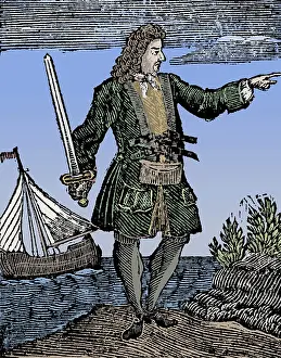 Buccaneer Prints: Charles Vane, English Pirate