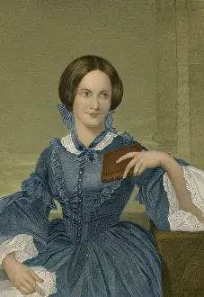 Novelist Prints: Charlotte Bronte, English Author