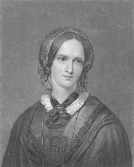 Novelist Prints: Charlotte Bronte, English Author
