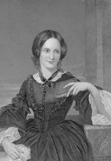 Novelist Prints: Charlotte Bronte, English Author