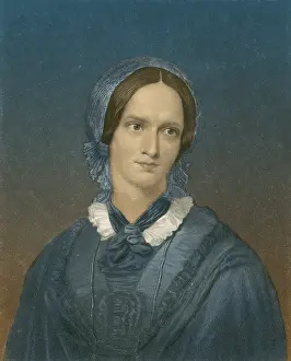 Literature Prints: Charlotte Bronte, English Author