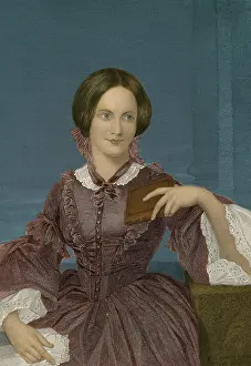 Literature Prints: Charlotte Bronte, English Author