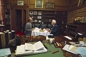 Justice Prints: Chief Justice Warren Burger in His Chambers, 1977