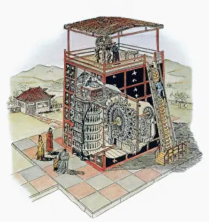 Observatory Prints: Chinese Observatory, 11th Century