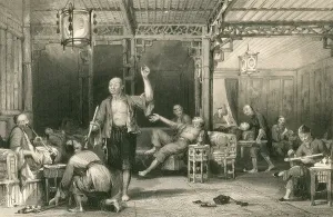 Illegal Prints: Chinese Opium Den, 1843