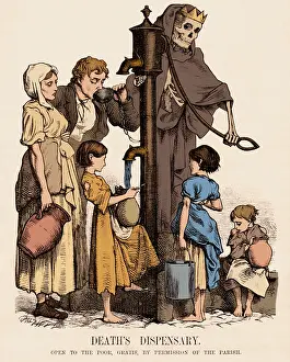 Pandemic Prints: Cholera-Infected Pump, 1854