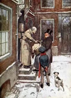 Book Prints: A Christmas Carol Illustration, Book by Charles Dickens, Gift of the Turkey
2217901