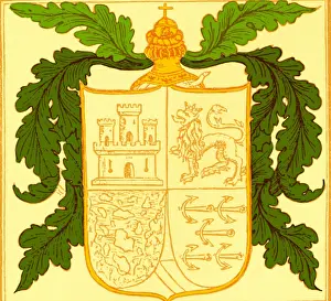 Coats Prints: Christopher Columbus, Coat of Arms