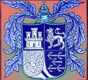 Coats Prints: Christopher Columbus, Coat of Arms