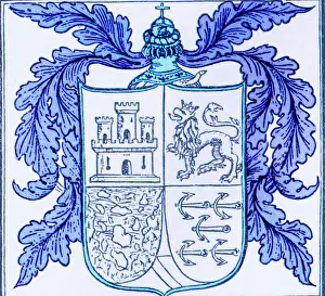Coats Prints: Christopher Columbus, Coat of Arms