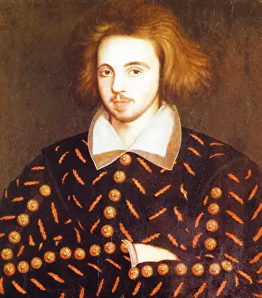 16th Prints: Christopher Marlowe, English Playwright
