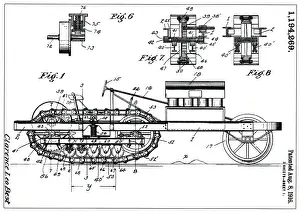 Vehicle Prints: C.L. Best Crawler Patent, 1916