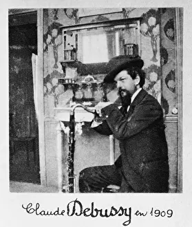 Pianist Prints: Claude Debussy, French Composer