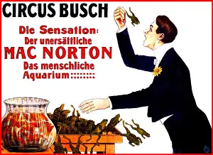 Magic Prints: Claude Delair AKA Mac Norton 'The Human Aquarium'